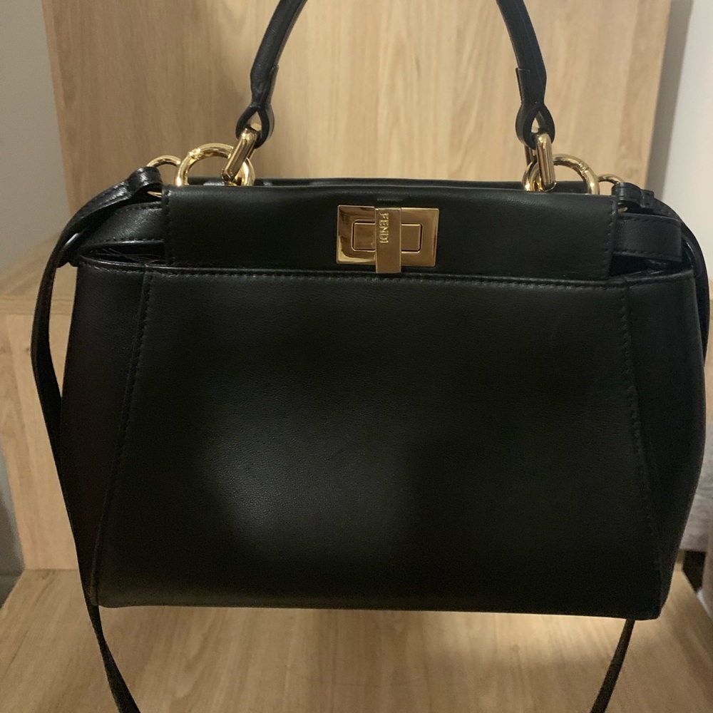 Mini peekaboo crossbody bag